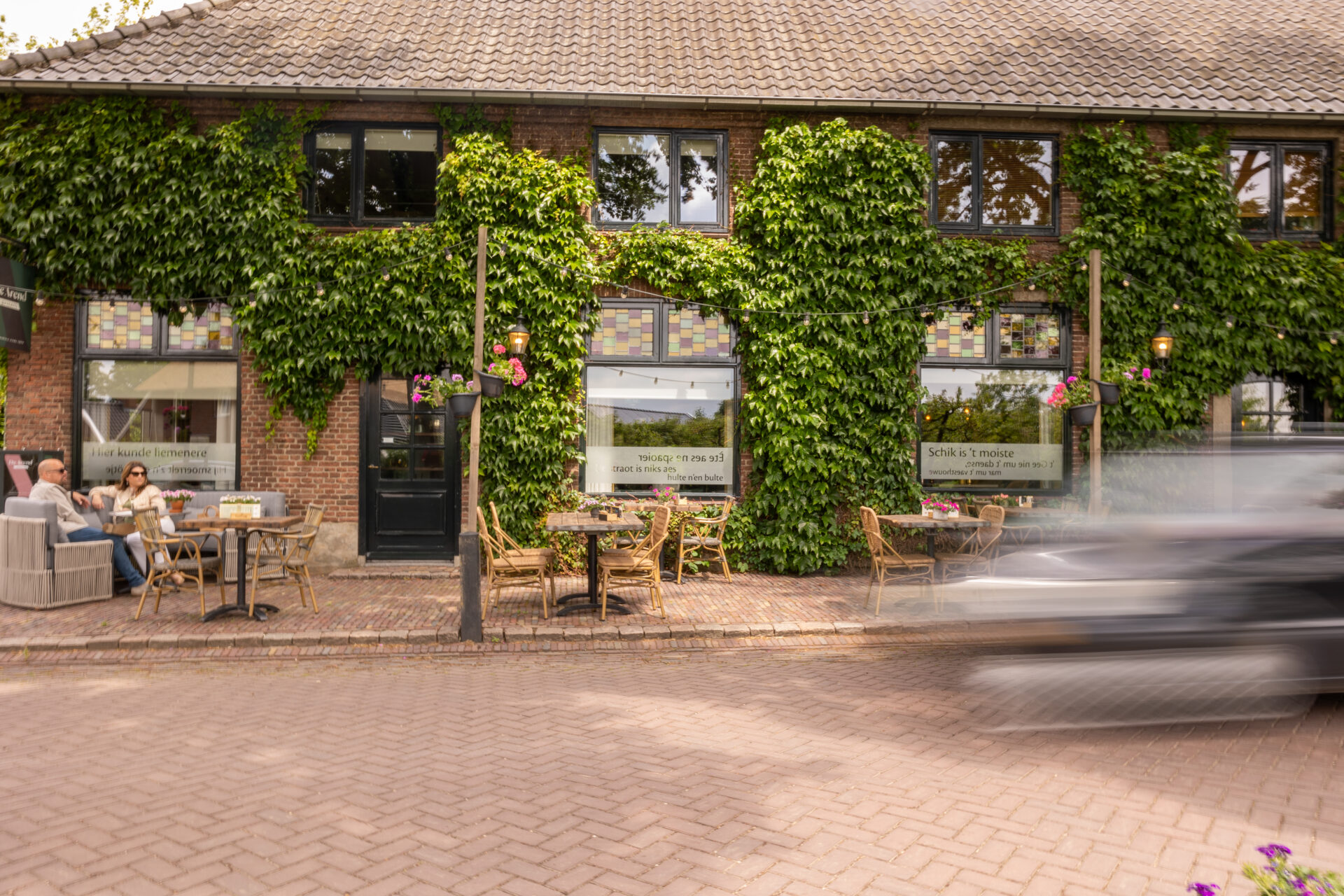 Terras de Arend voorjaar